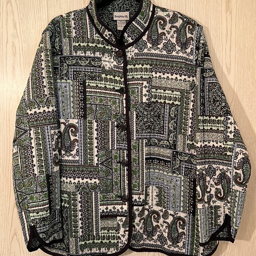 BonWorth Women’s Quilted Jacket Size L (Vintage)